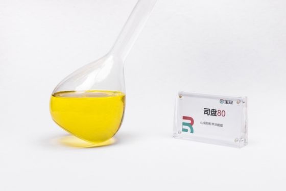 스판 80 소르비탄 모노올레이트 (Sorbitan Monooleate) 또는 s-80 밝은 노란색 기름성 액체