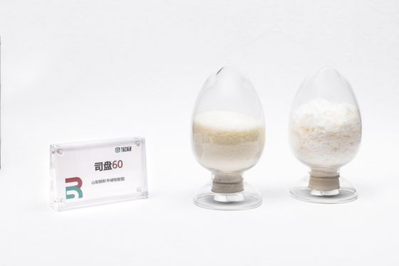 소르비드 모노스테라트 또는 소르비드 스테라트, C24H46O6 HLB 값 4.7, 연한 노란색 granular 고체, 안정기, 윤활제, 부드러운 물질 S-60
