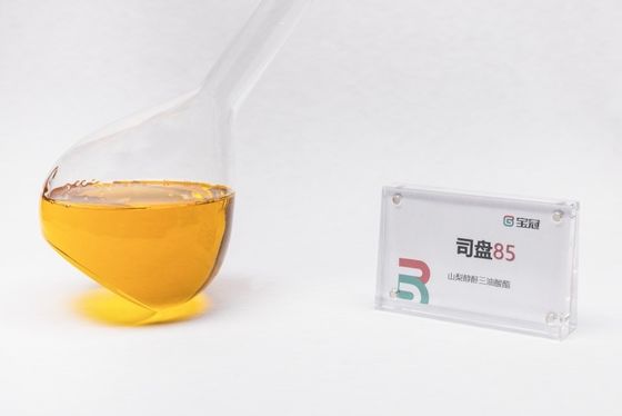 좋은 가격 소르비탄 트리올레이트 연한 노란색 점착 액체 미네랄 및 식물성 기름에 녹는 트리올레이트 연한 노란색 기름성 액체 온라인으로