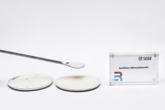 좋은 가격 소르비탄 모노스테라트 또는 소르비드 스테라트 C24H46O6 밝은 노란색 granular 고체 안정화 윤활소 완화제 온라인으로